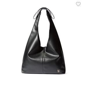 Victoria's Secret Sleek Black Hobo Bag